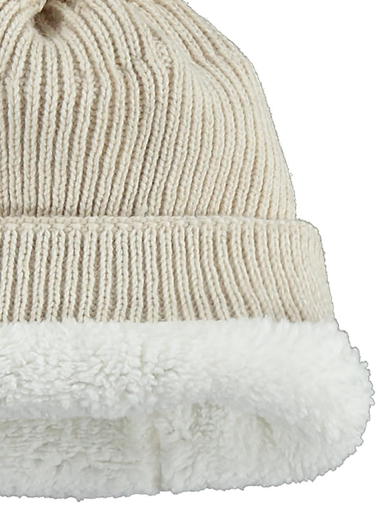 Civil Girls 6-9 Yaş Atkı Bere Eldiven Set - Bej