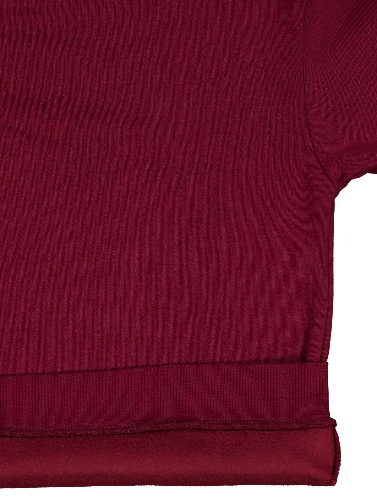 Civil Girls Çiçek Nakışlı 10-13 Yaş Sweatshirt - Bordo