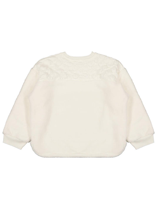 Civil Girls Kapitone 10-13 Yaş Sweatshirt - Ekru