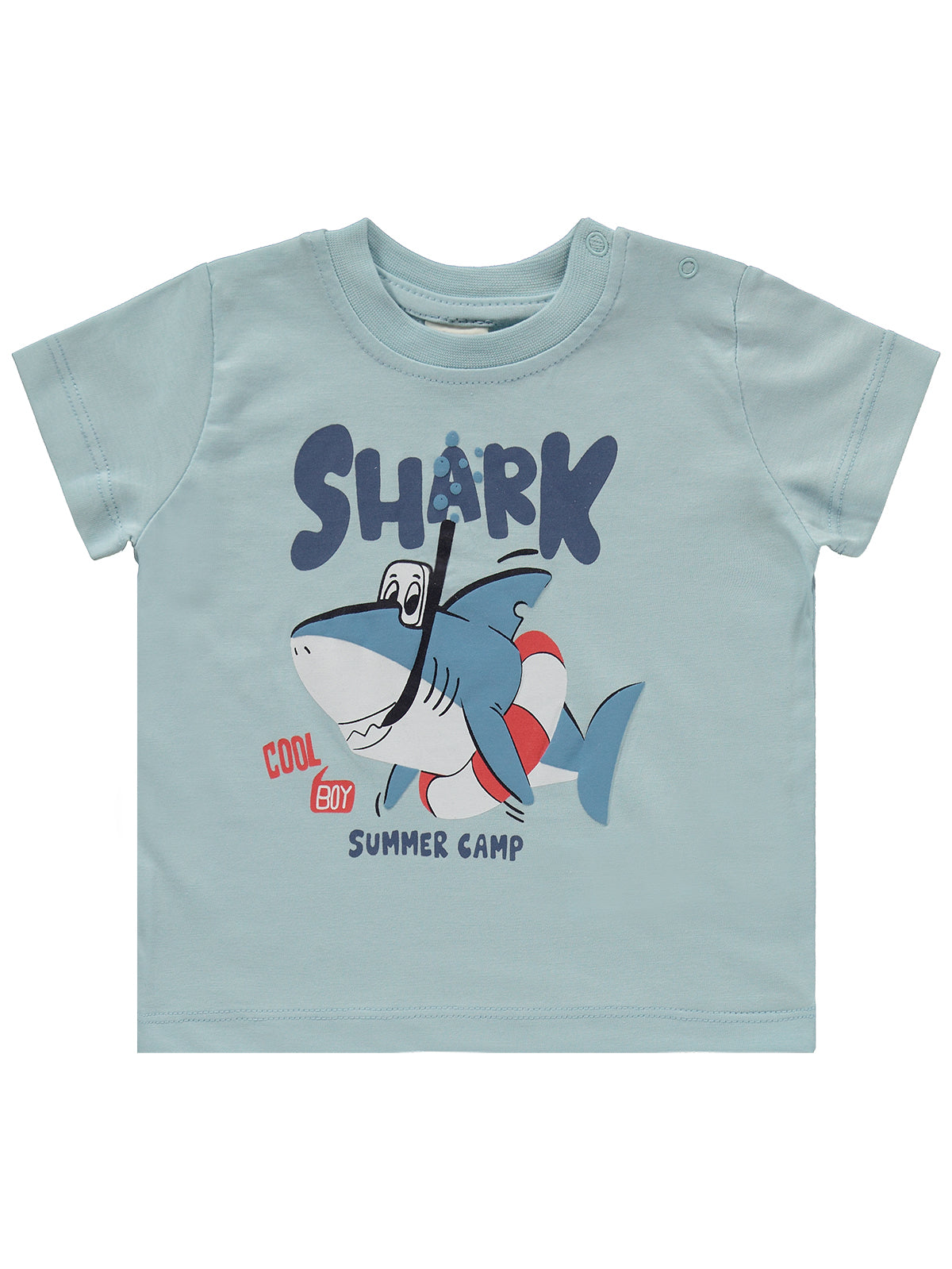 Civil Baby Shark Baskılı 6-18 Ay Takım - Mavi