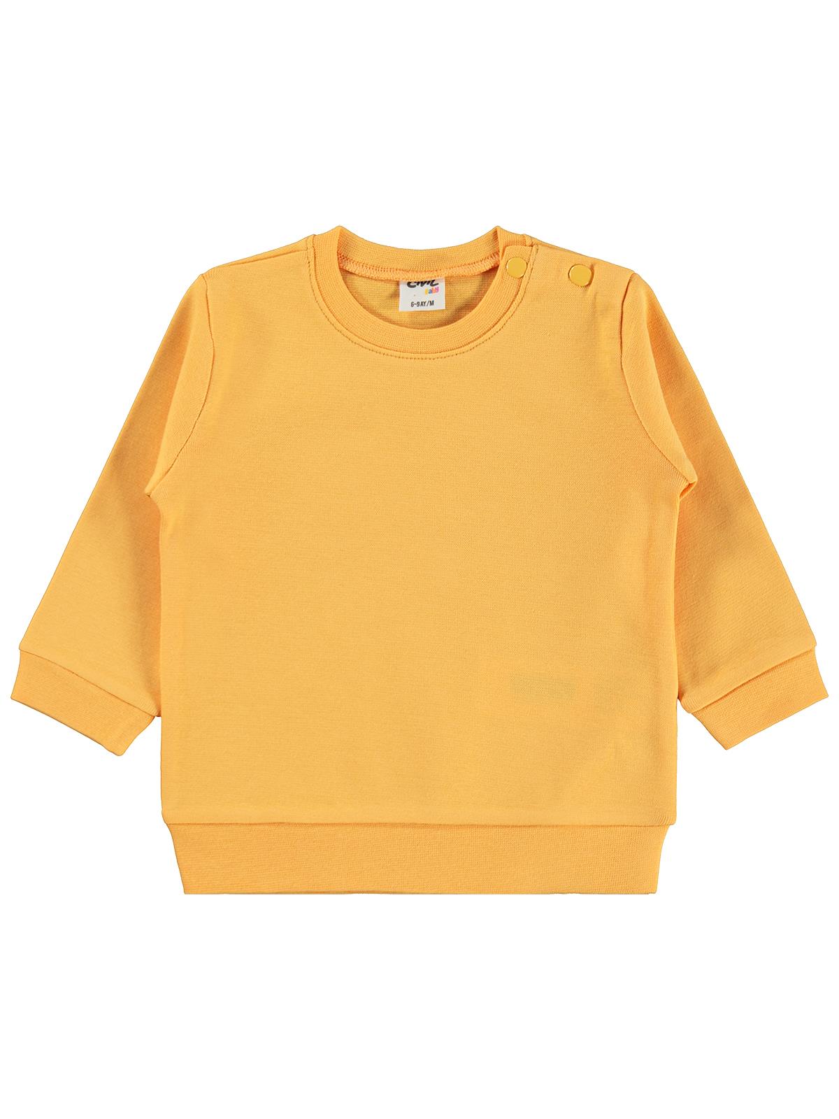 Civil Baby Düz Basic 6-18 Ay Sweatshirt - Hardal