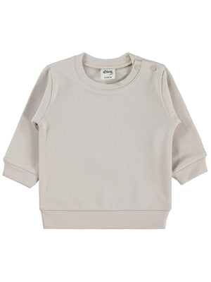Civil Baby Düz Basic 6-18 Ay Sweatshirt - Bej