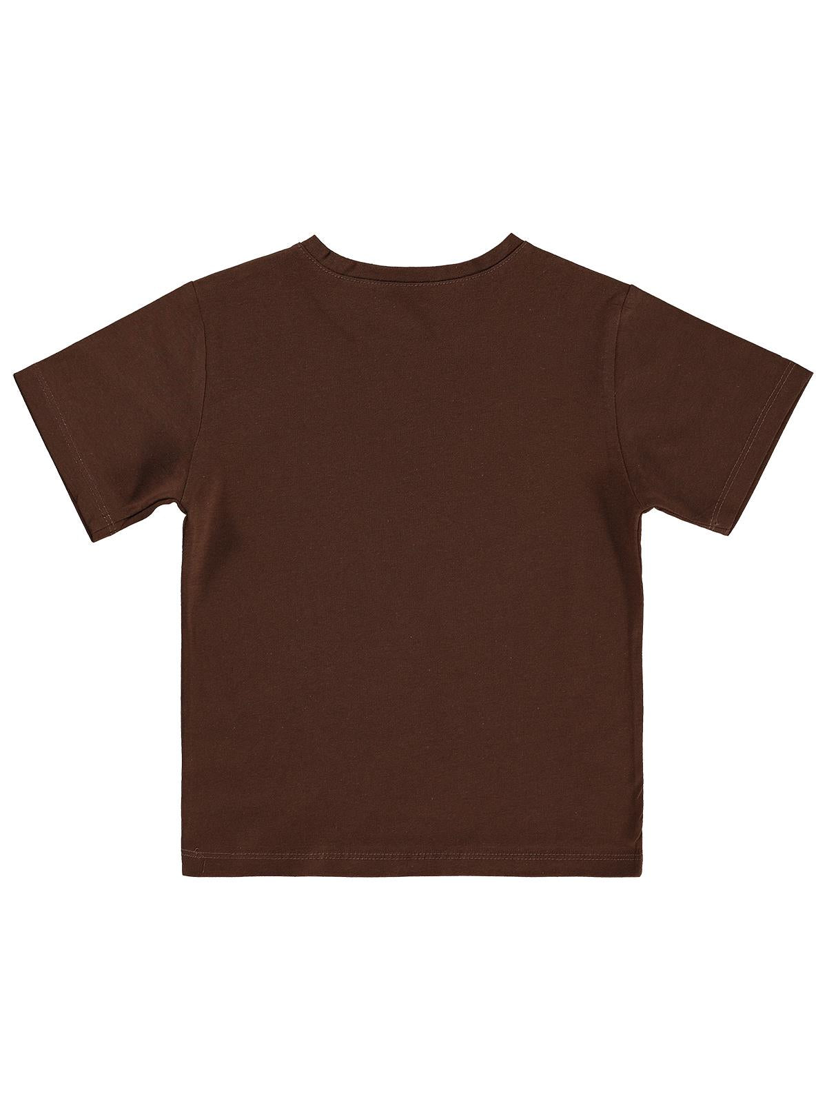Civil Boys Basic Surf Etiketli 2-5 Yaş Tişört  - Kahve