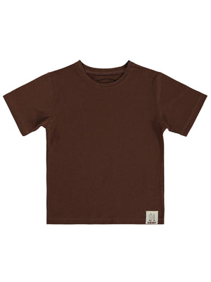 Civil Boys Basic Surf Etiketli 2-5 Yaş Tişört  - Kahve