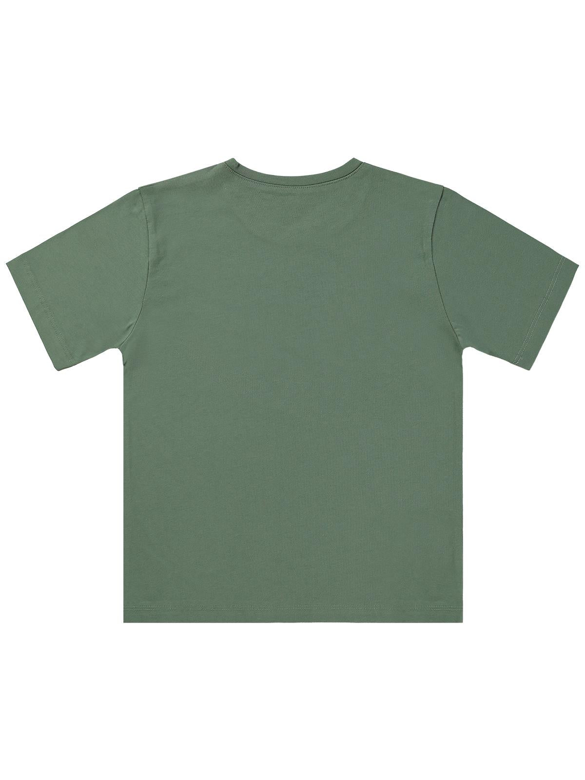 Civil Boys Basic Surf Etiketli 10-13 Yaş Tişört  - Haki
