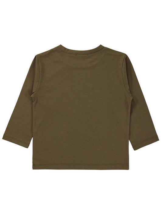 Civil Erkek Çocuk Basic Uzun Kol Sweatshirt Km | Süprem Uzun Kol | Okul Kreş ve Günlük Kullanım - Haki