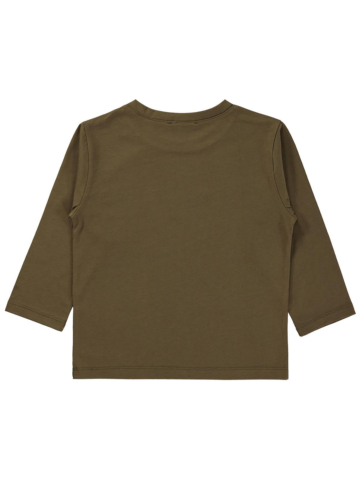 Civil Boys Erkek Çocuk Basic Uzun Kol Sweatshirt Km | Süprem Uzun Kol | Okul Kreş ve Günlük Kullanım - Haki