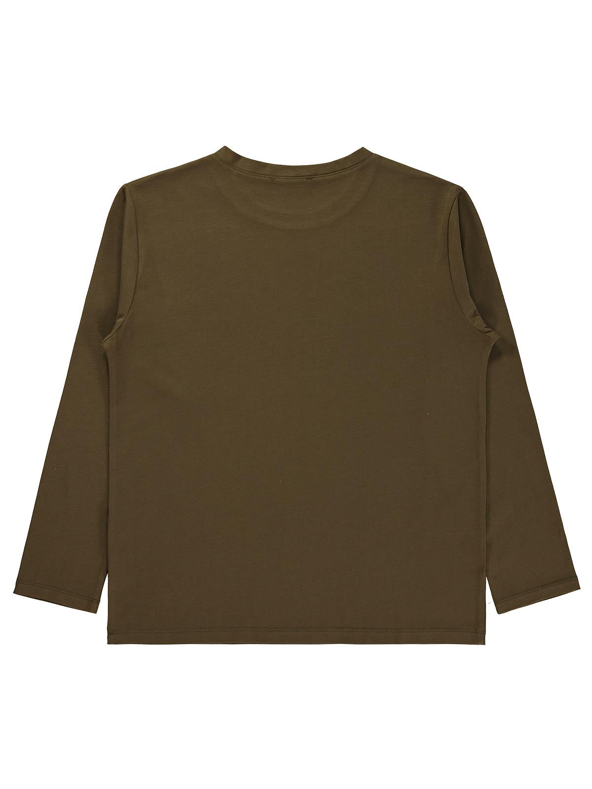 Civil Erkek Çocuk Basic Uzun Kol Sweatshirt Km | Süprem Uzun Kol | Okul Kreş ve Günlük Kullanım - Haki