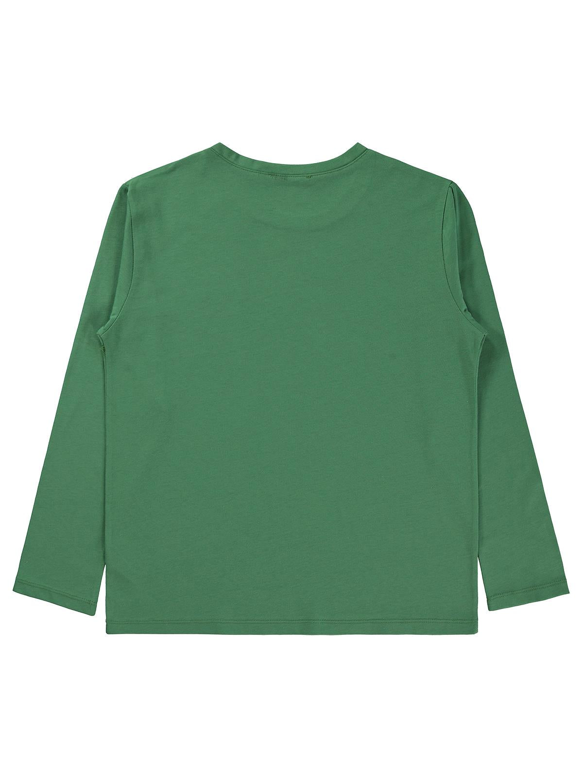 Civil Erkek Çocuk Basic Uzun Kol Sweatshirt Km | Süprem Uzun Kol | Okul Kreş ve Günlük Kullanım - Yeşil