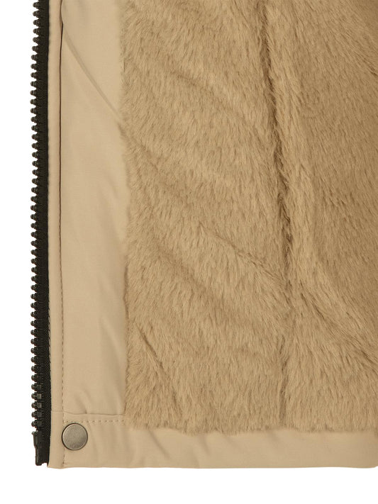 Civil Boys 4 Cepli Kürklü 10-13 Yaş Parka - Bej