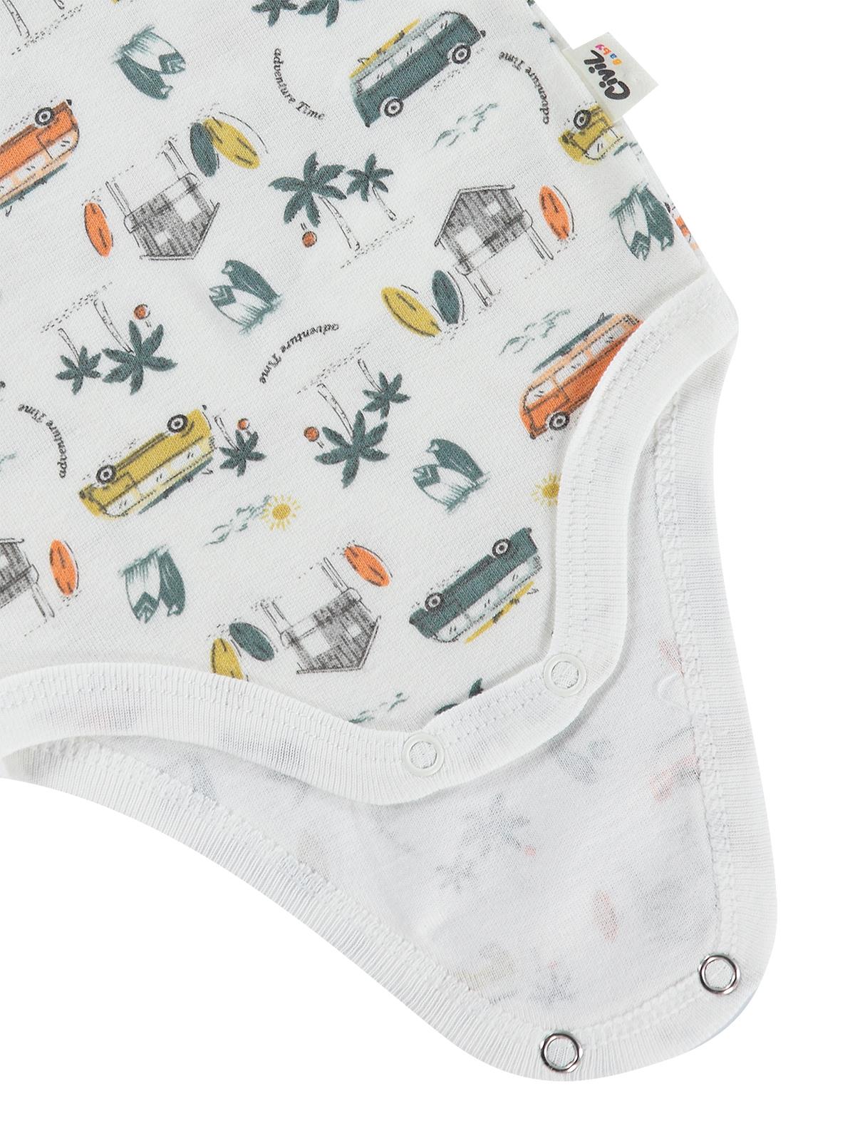 Civil Baby Safari Empirme 0-24 Ay Çıtçıtlı Badi - Ekru