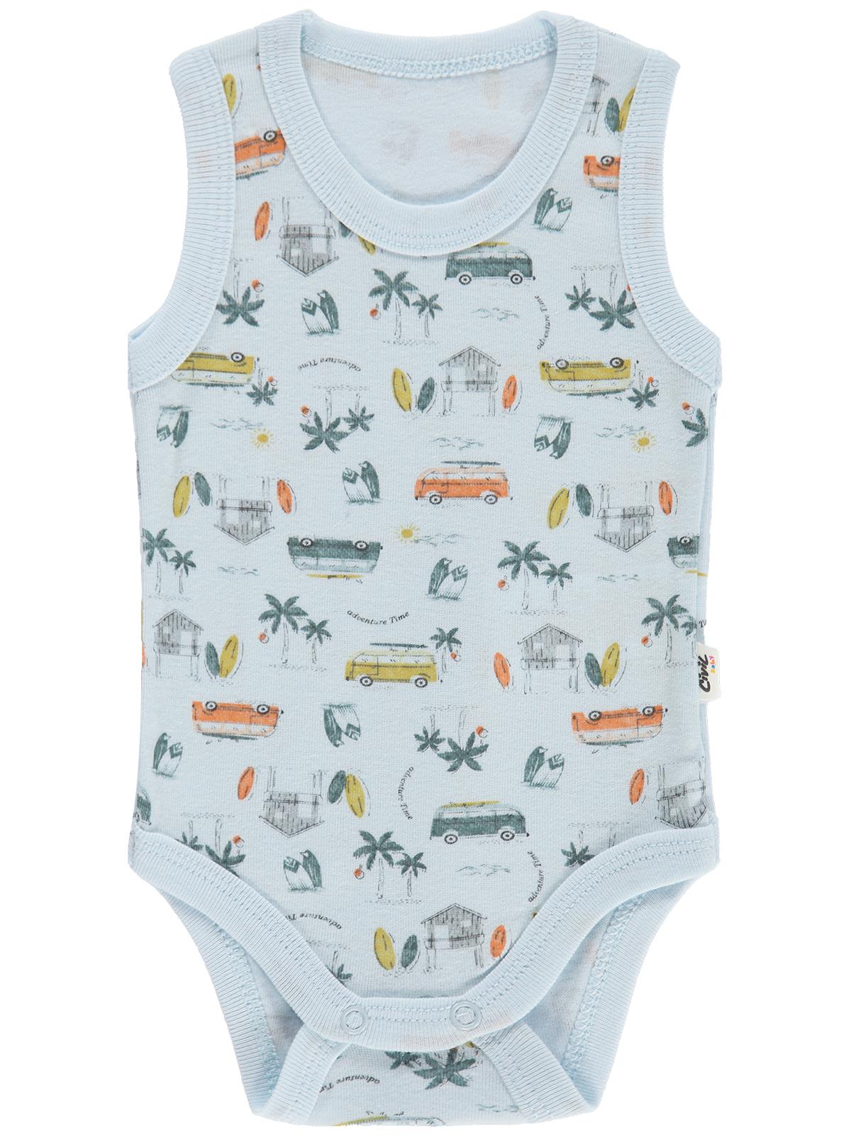 Civil Baby Safari Empirme 0-24 Ay Çıtçıtlı Badi - Mavi