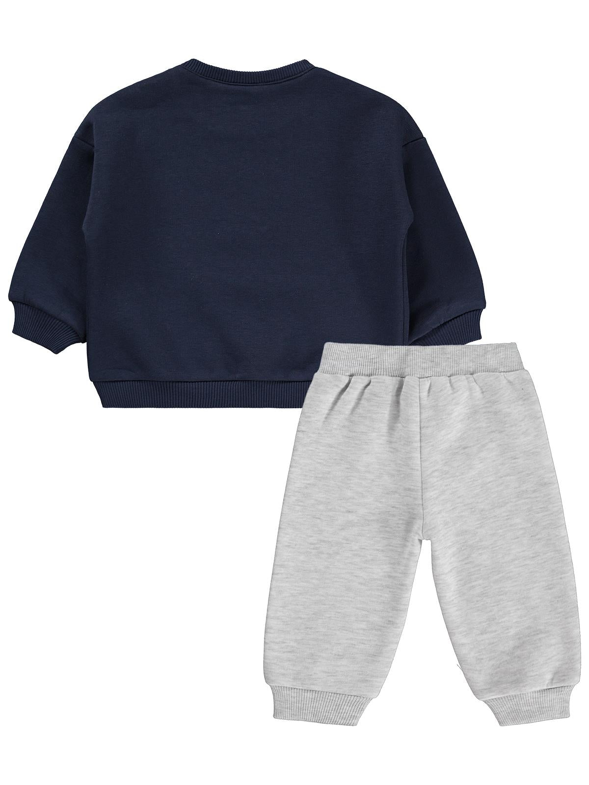 Civil Baby Dad's Little Dude  6-18 Ay Takım - Lacivert