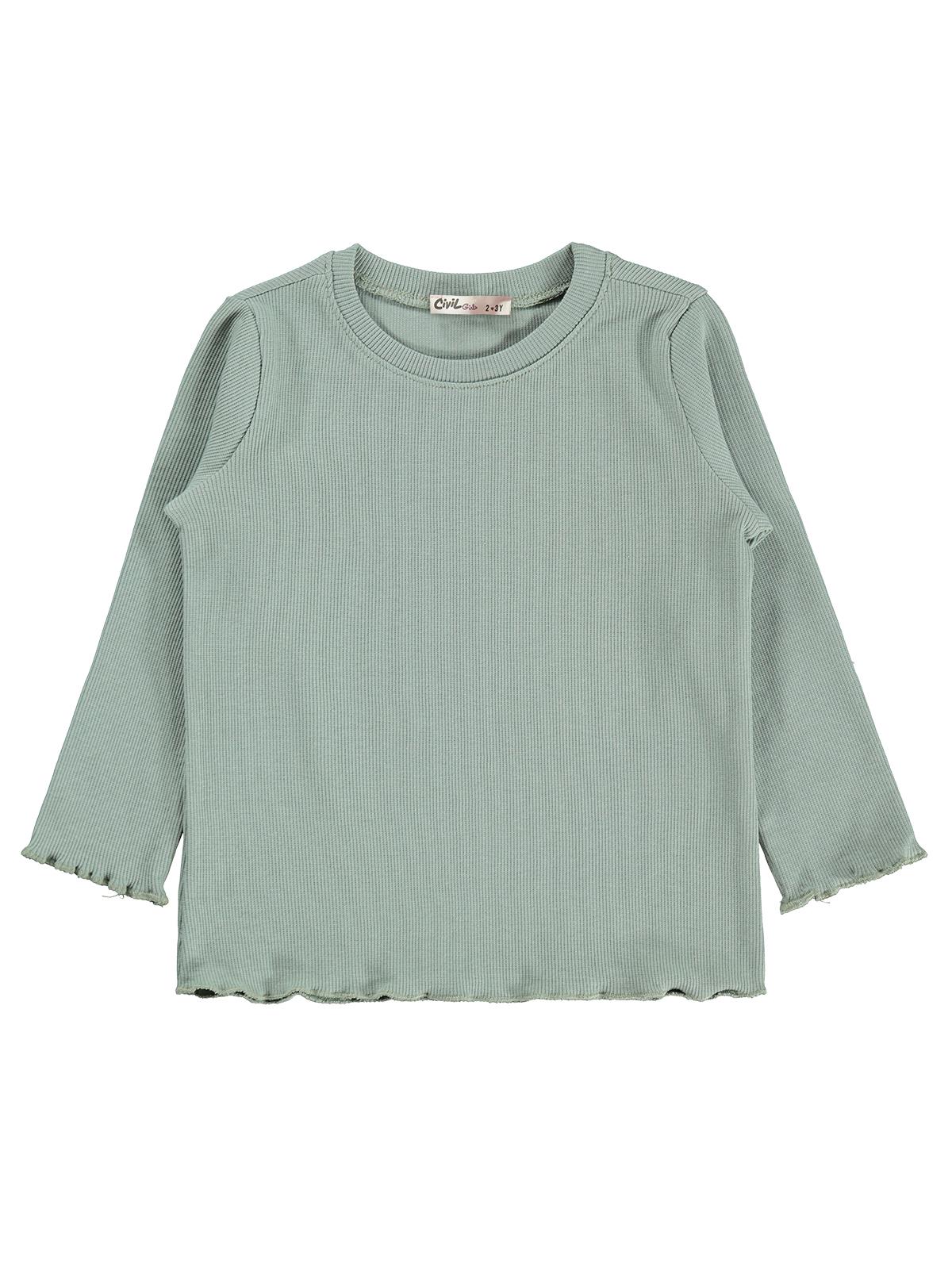 Civil Girls 2-5 Yaş Sweatshirt - Yeşil