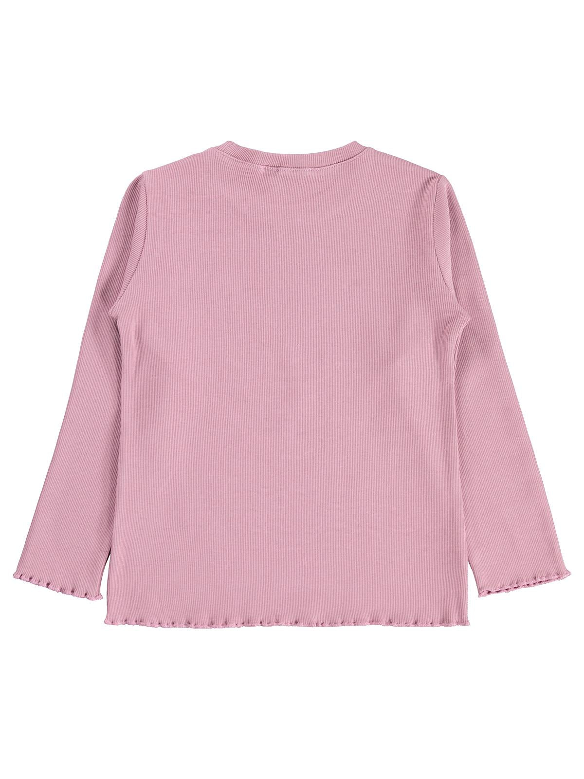 Civil Kız Çocuk Sweatshirt | Kaşkorse Uzun Kol Bisiklet Yaka | Okul Kreş ve Günlük Kullanım - Pembe