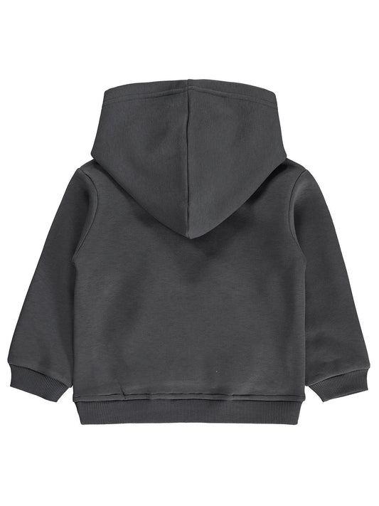 Civil Girls Kanguru Cepli 2-5 Yaş Sweatshirt - Gri