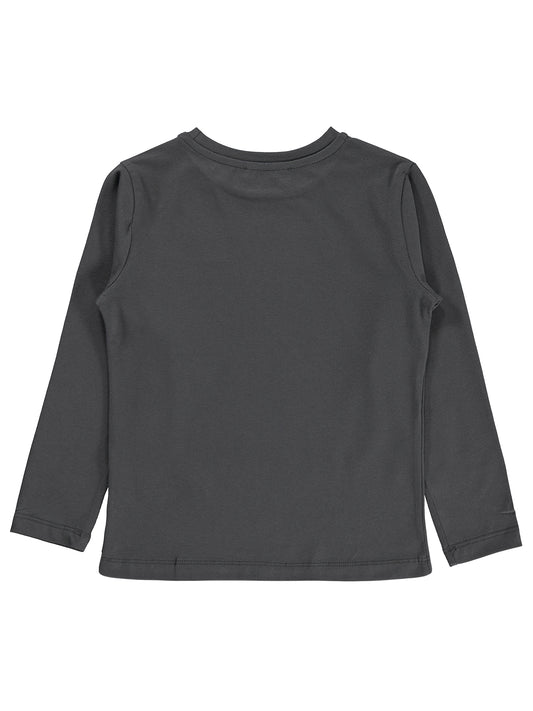 Civil Girls Newyork Baskılı 6-9 Yaş Sweatshirt Km - Gri