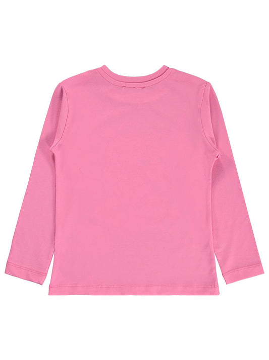 Civil Girls Unicorn Baskılı 6-9 Yaş Sweatshirt - Pembe