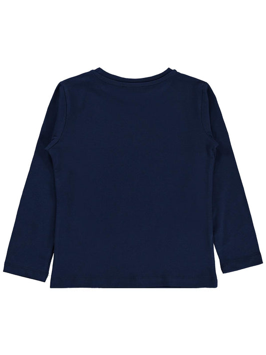Civil Girls Take It One Day Baskılı 6-9 Yaş Sweatshirt - Lacivert