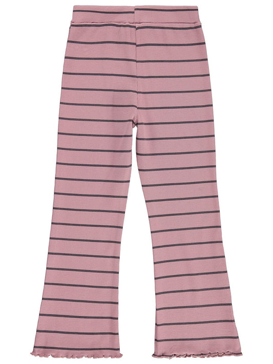 Civil Girls Çizgili 6-9 Yaş Tayt - Pembe