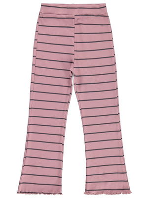 Civil Girls Çizgili 6-9 Yaş Tayt - Pembe