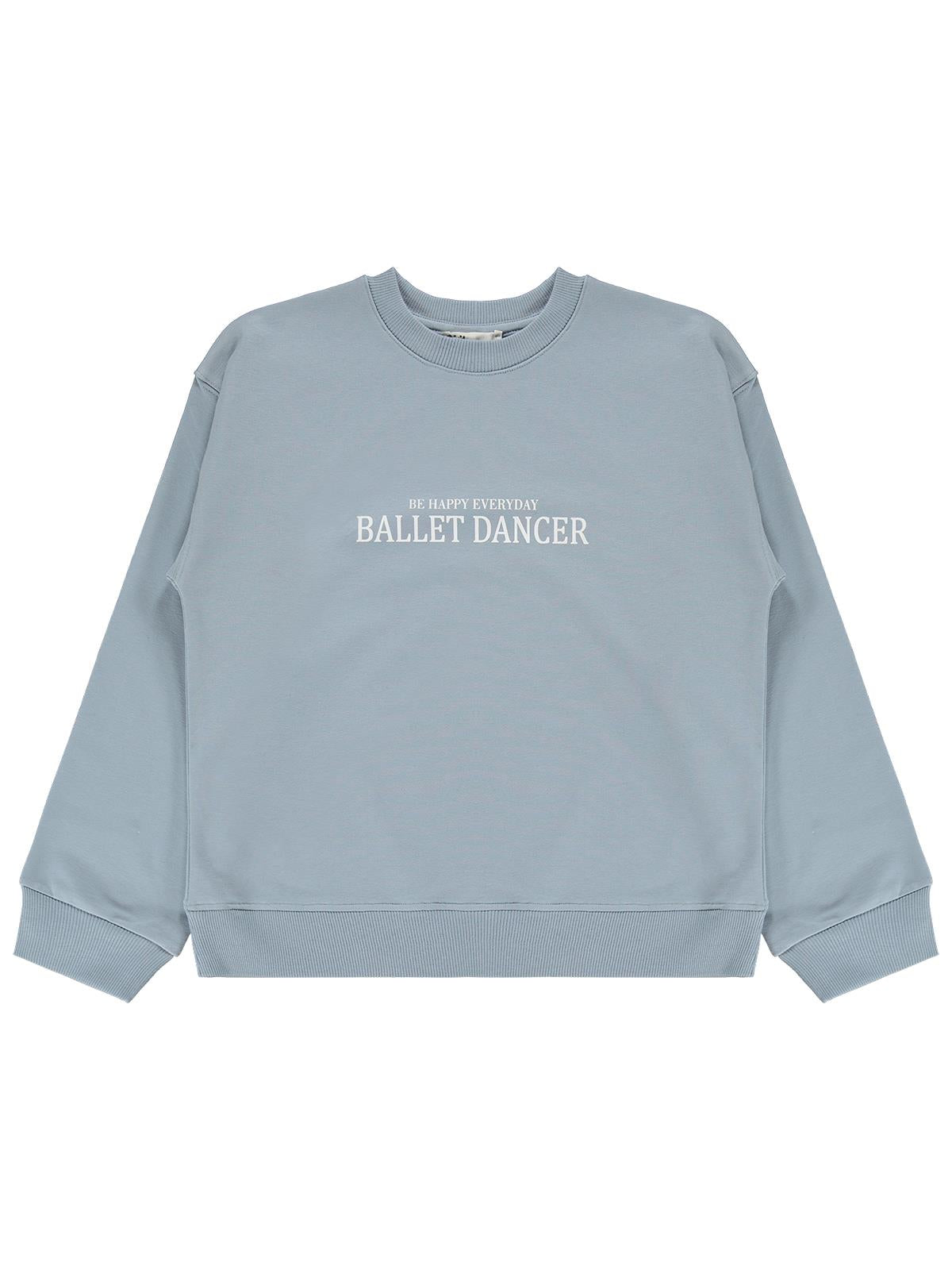 Civil Girls Ballet Dancer Baskılı 10-13 Yaş Sweatshirt - Mavi