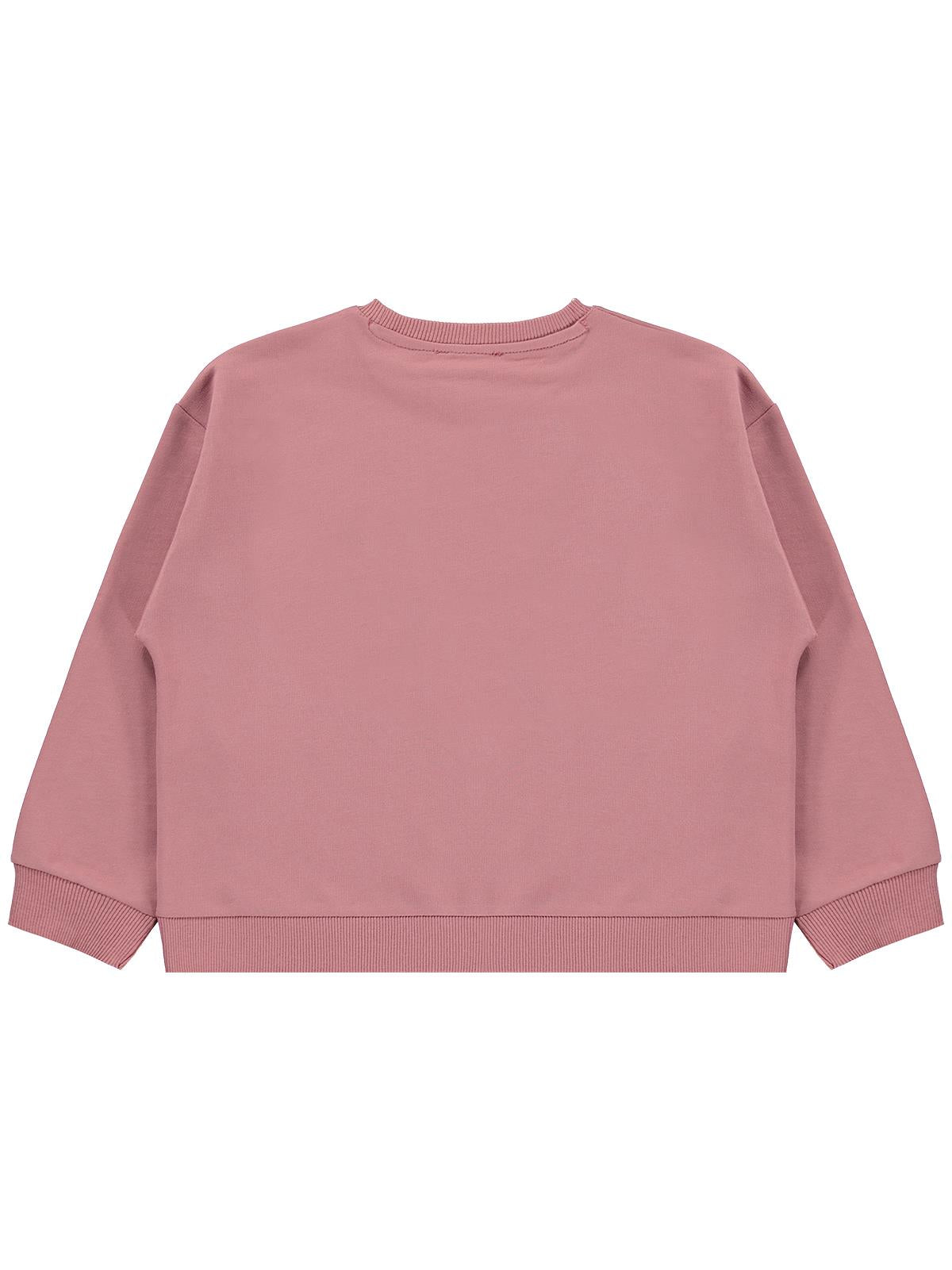 Civil Girls Love Baskılı 6-9 Yaş Sweatshirt - Pembe