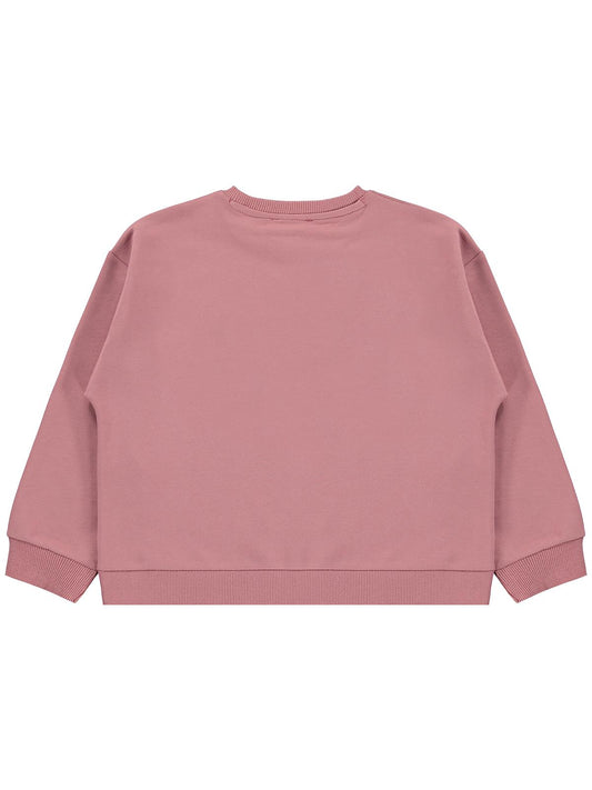 Civil Girls Love Baskılı 6-9 Yaş Sweatshirt - Pembe