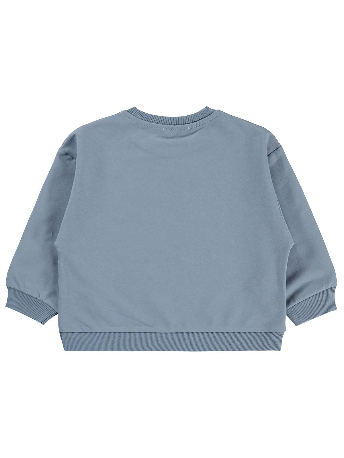 Civil Girls Unicorn Baskılı 2-5 Yaş Sweatshirt - Mavi