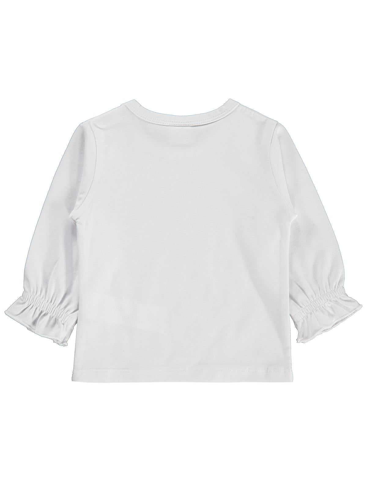 Civil Baby Kalp Baskılı 6-18 Ay Sweatshirt - Beyaz
