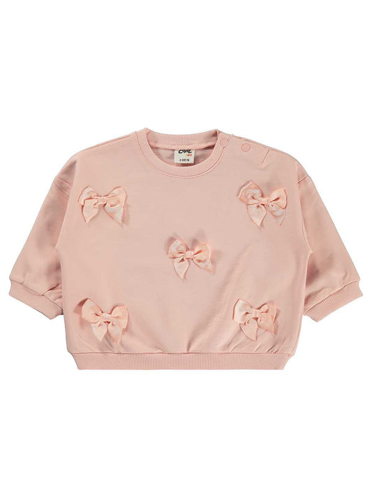Civil Baby Fiyonklu 6-18 Ay Sweatshirt - Pembe