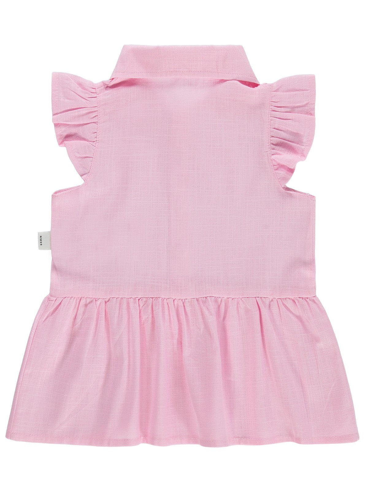 Civil Baby Bebe Yakalı Düz 6-18 Ay Elbise - Pembe