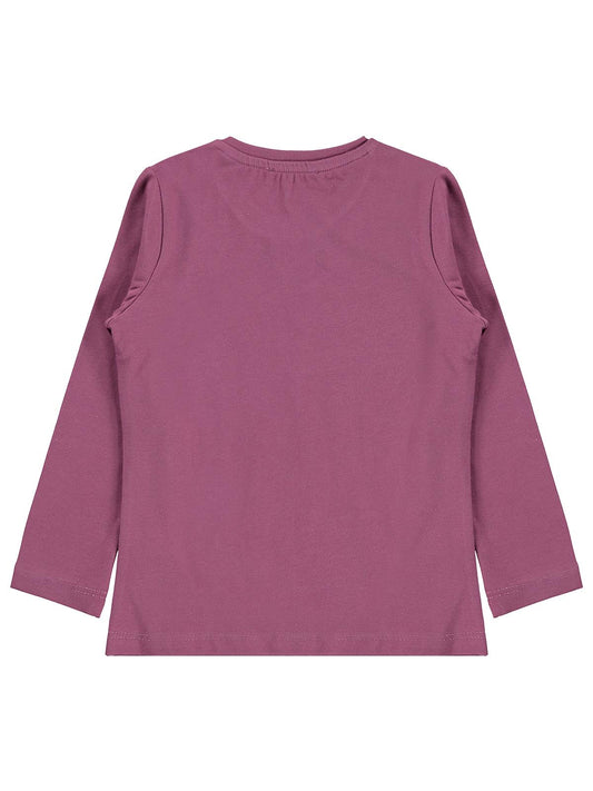 Civil Kız Çocuk Forever Chill Baskılı Sweatshirt | Okul Kreş ve Günlük Kullanım - Lila