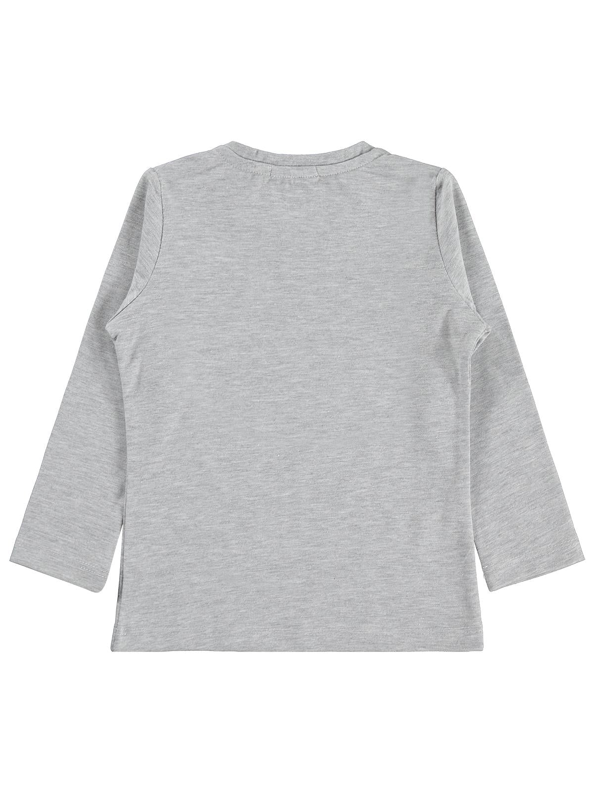 Civil Girls Tavşan Baskılı 2-5 Yaş Sweatshirt - Gri