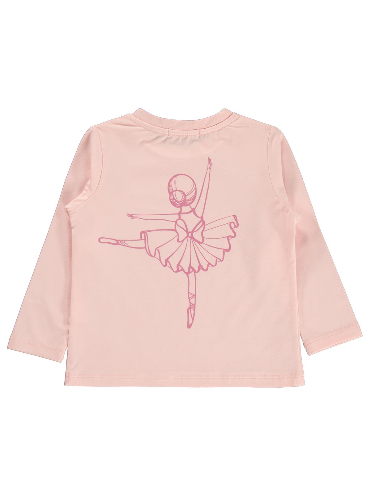 Civil Girls Ballet Team Baskılı 2-5 Yaş Sweatshirt - Pembe