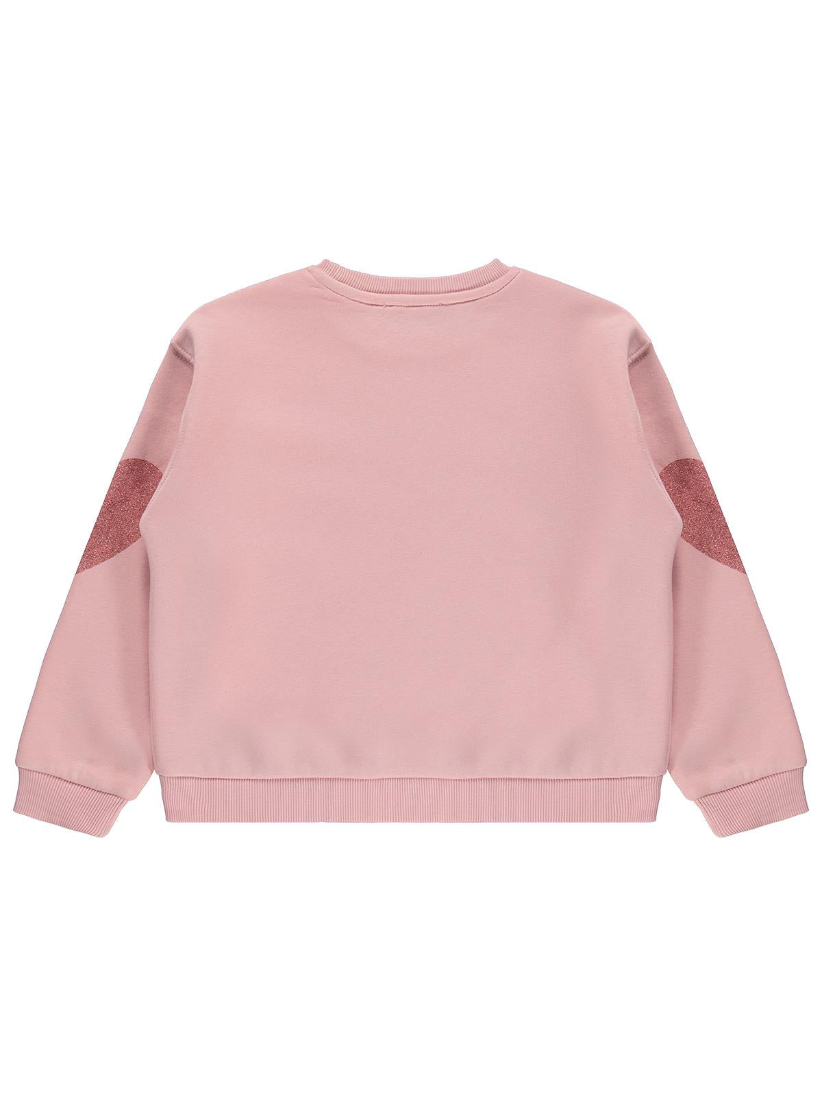 Civil Girls Happiness Baskılı 2-5 Yaş Sweatshirt - Pembe