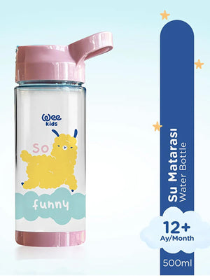 Wee Baby Pipetli Bardak 500 ml Araba - Pembe