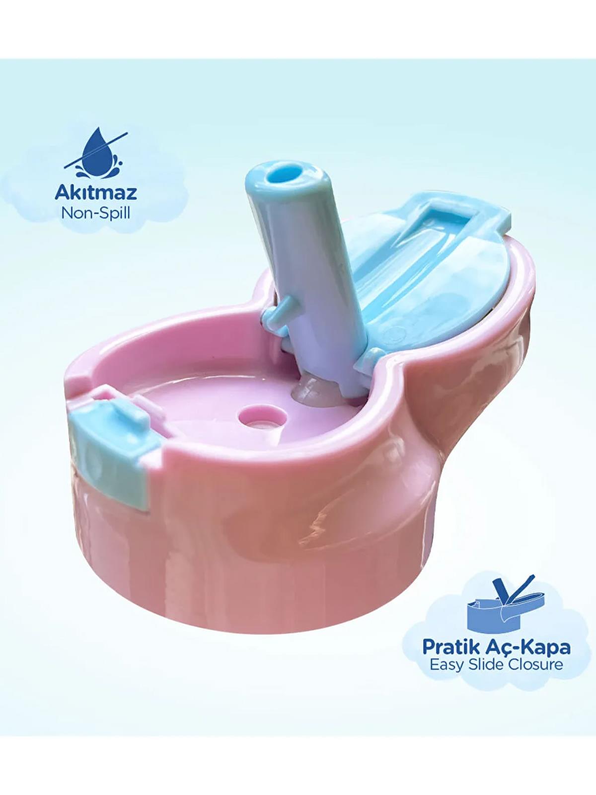 Wee Baby Pipetli Bardak 500 ml Araba - Pembe