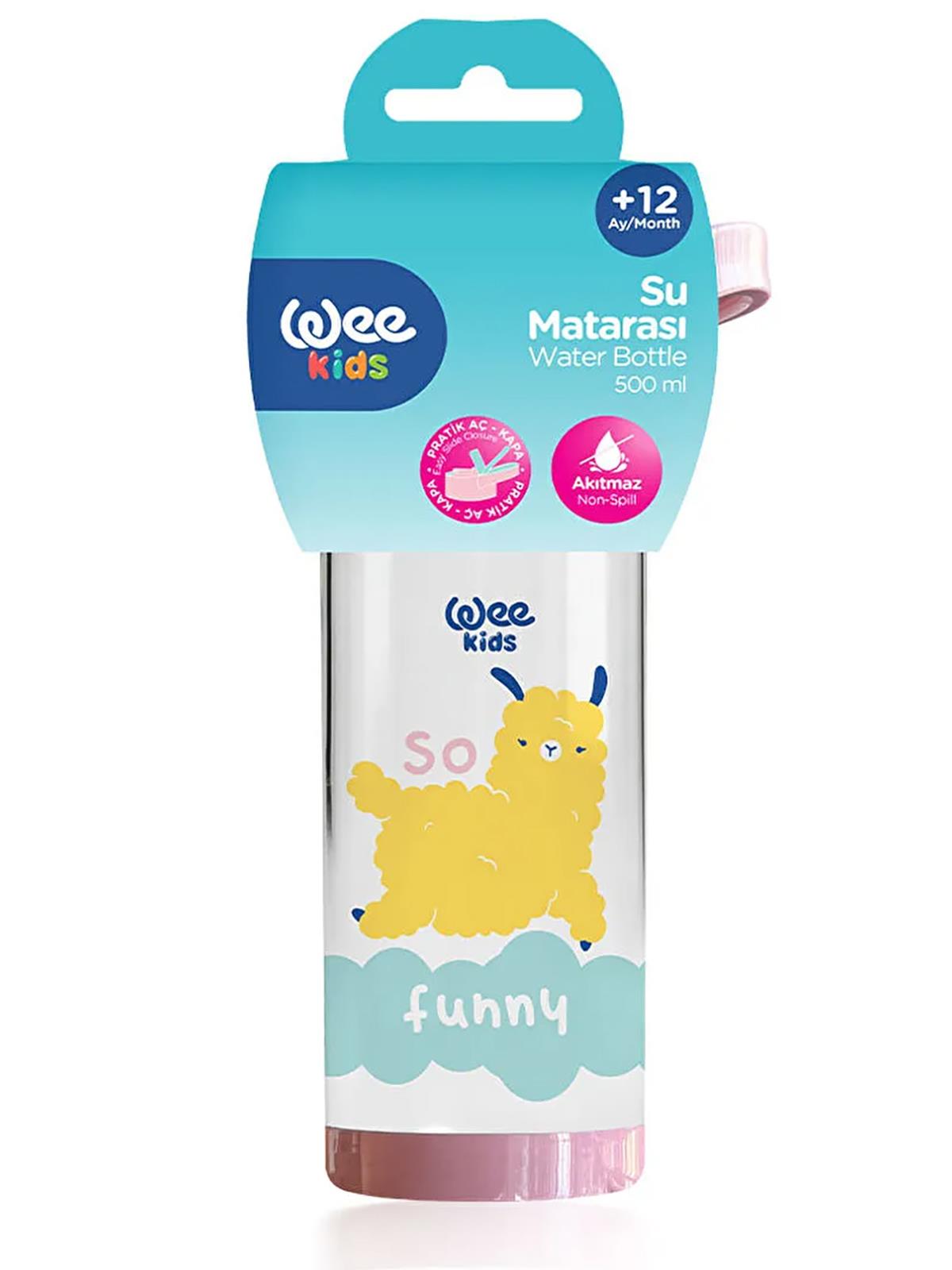 Wee Baby Pipetli Bardak 500 ml Araba - Pembe