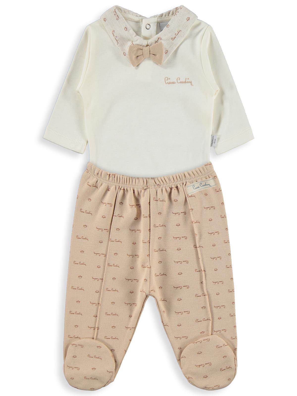 Pierre Cardin 1-9 Ay Pijama Takımı - Bej