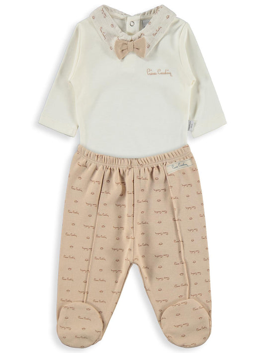 Pierre Cardin 1-9 Ay Pijama Takımı - Bej