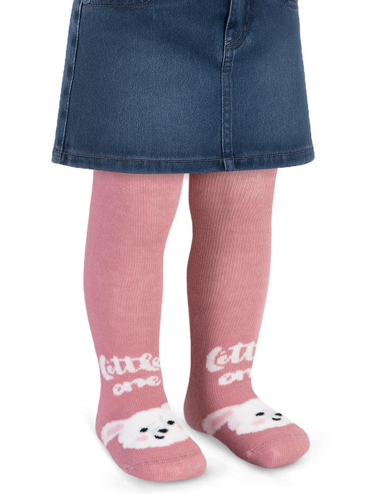 3133 Civil Baby Little One  6- Bebek Kız Külotlu Çorap - Pembe