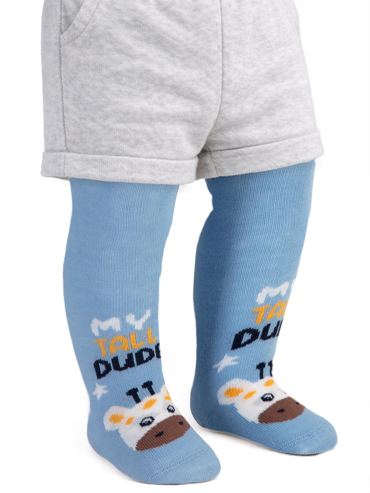 Civil Baby Dude  6-18 Ay Bebek Erkek  Külotlu Çorap - Mavi