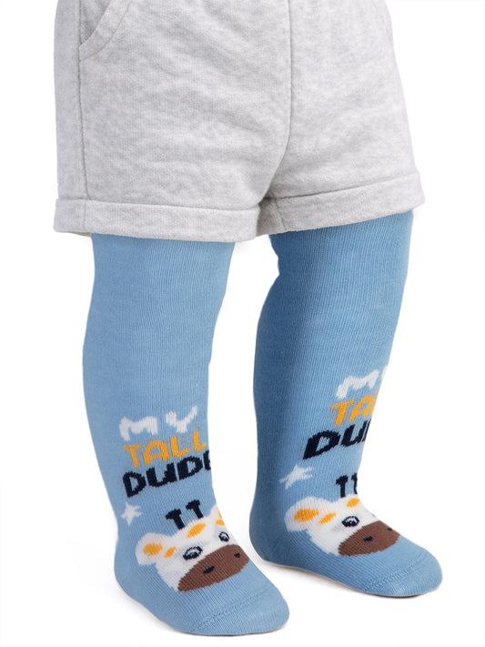 Civil Baby Dude  6-18 Ay Bebek Erkek  Külotlu Çorap - Mavi