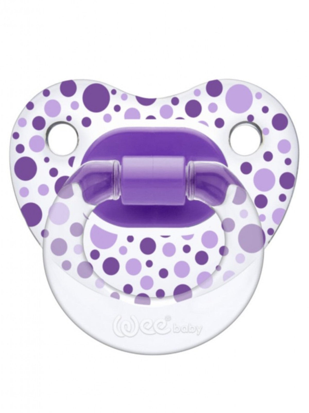 Wee Baby Sılıkon Desenlı 6 18 Ay Emzık - Lila