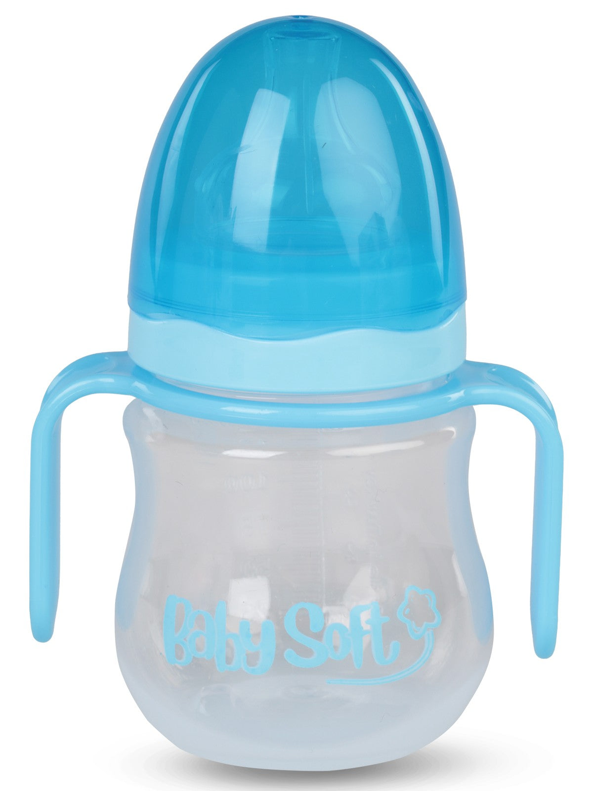 Baby Soft Genıs Agız Kulplu Bıberon 150 ml - Mavi