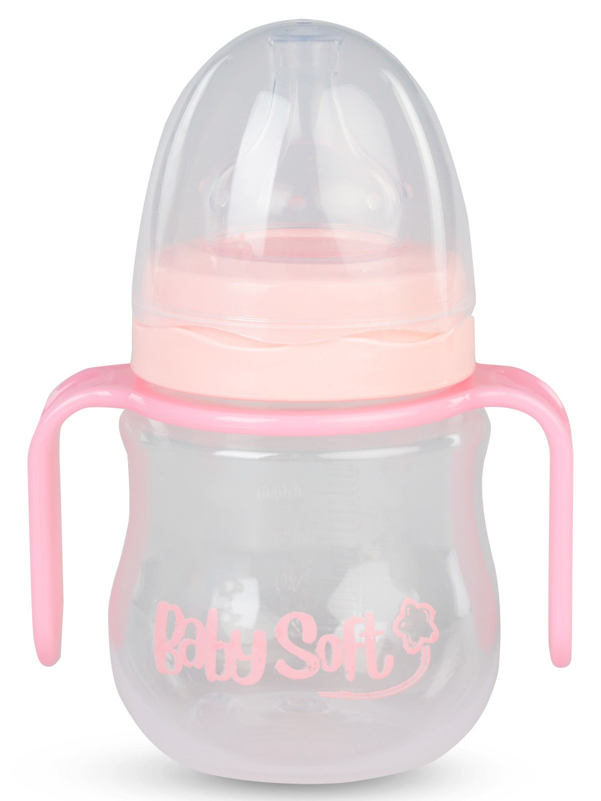 Baby Soft Genıs Agız Kulplu Bıberon 150 ml - Pudra