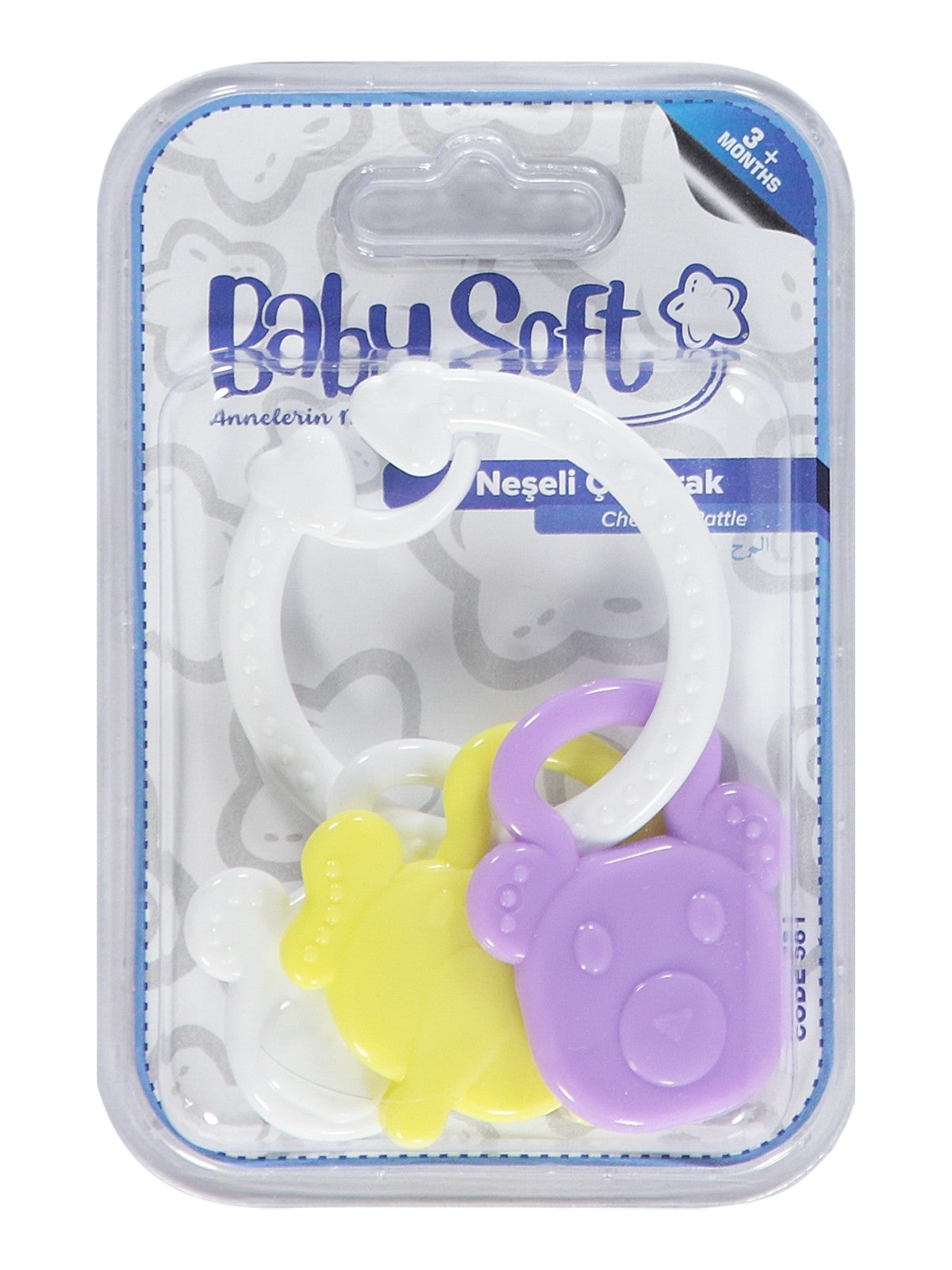 Babysoft Neselı Cıngırak - Beyaz