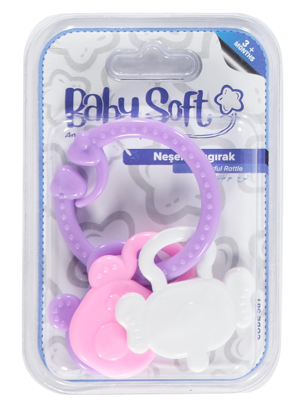 Babysoft Neselı Cıngırak - Lila
