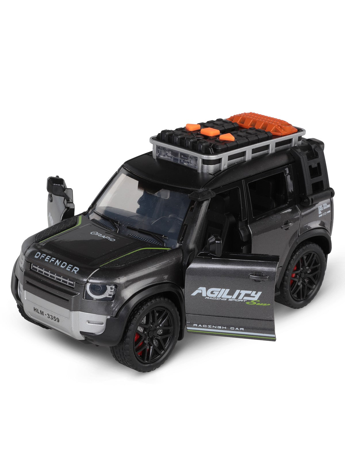 Vardem Kutulu Sürtmeli Işıklı Müzikli Off-Road Lüks Araba - Yeşil